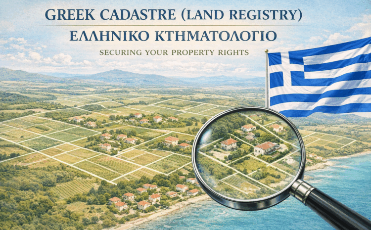  The Greek National Cadastre (Κτηματολόγιο): Legal Framework, Core Legislation and Practical Implications for Property Owners