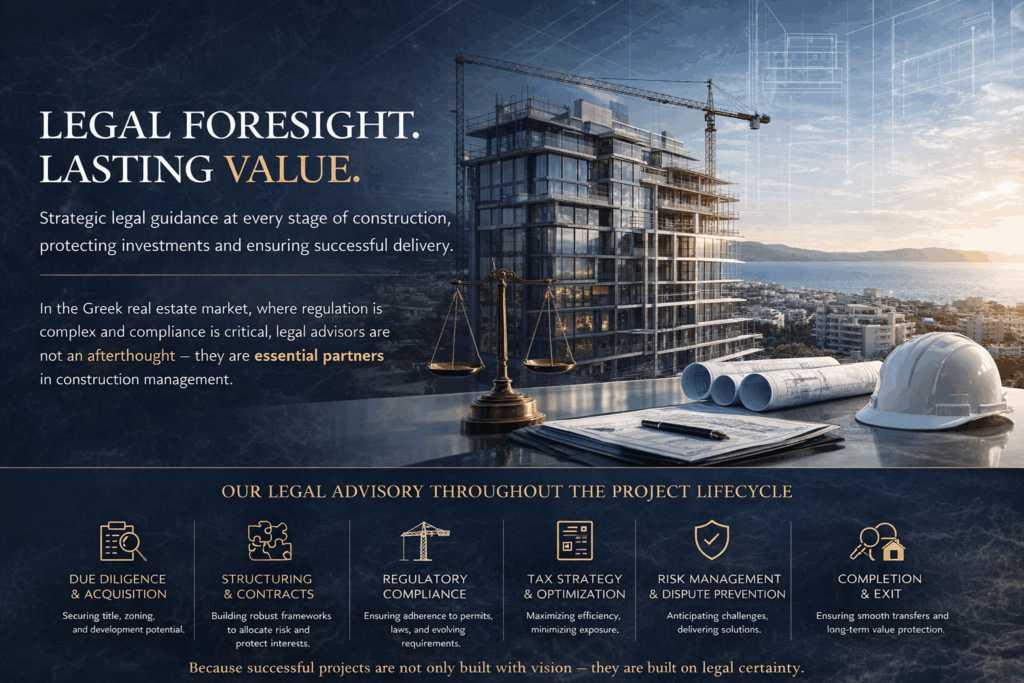 🏗️ Legal Foresight in Construction: Safeguarding Investment Value in the Greek Real Estate Market